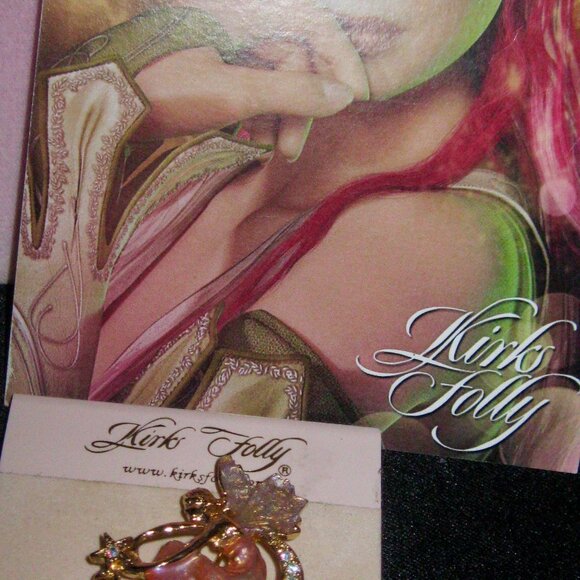 SALE "KIRKS FOLLY LOVELY FAIRY SITTING ON CRESCENT MOON AND SETTING OUT STARS" - Picture 6 of 6